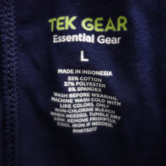 Tek Gear Women's Essential Mid Rise Athletic Shorts Navy (L) NWT! - Picture 7 of 7